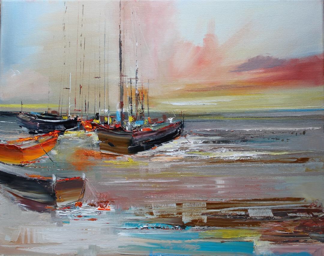 'Abandoned Boats' by artist Rosanne Barr